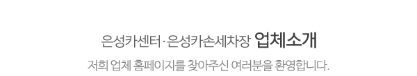 은성카센터·은성카손세차장_상단제목